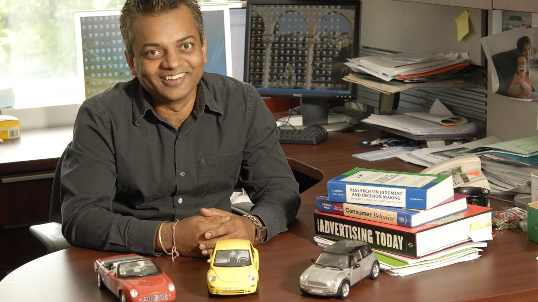Pankaj Aggarwal is a marketing professor in U of T Scarborough’s department of management and the Rotman School of Management. (Photo by Ken Jones)