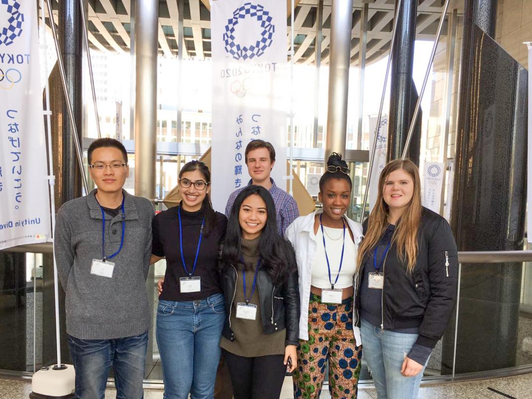 U of T Scarborough students that participated in Japan-Toronto exchange.