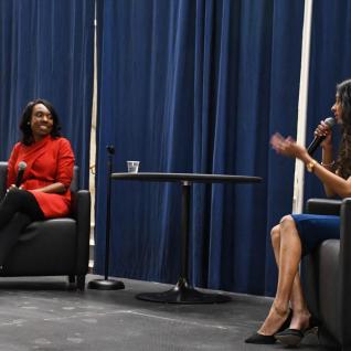 Student town hall with Minister Mitzie Hunter.