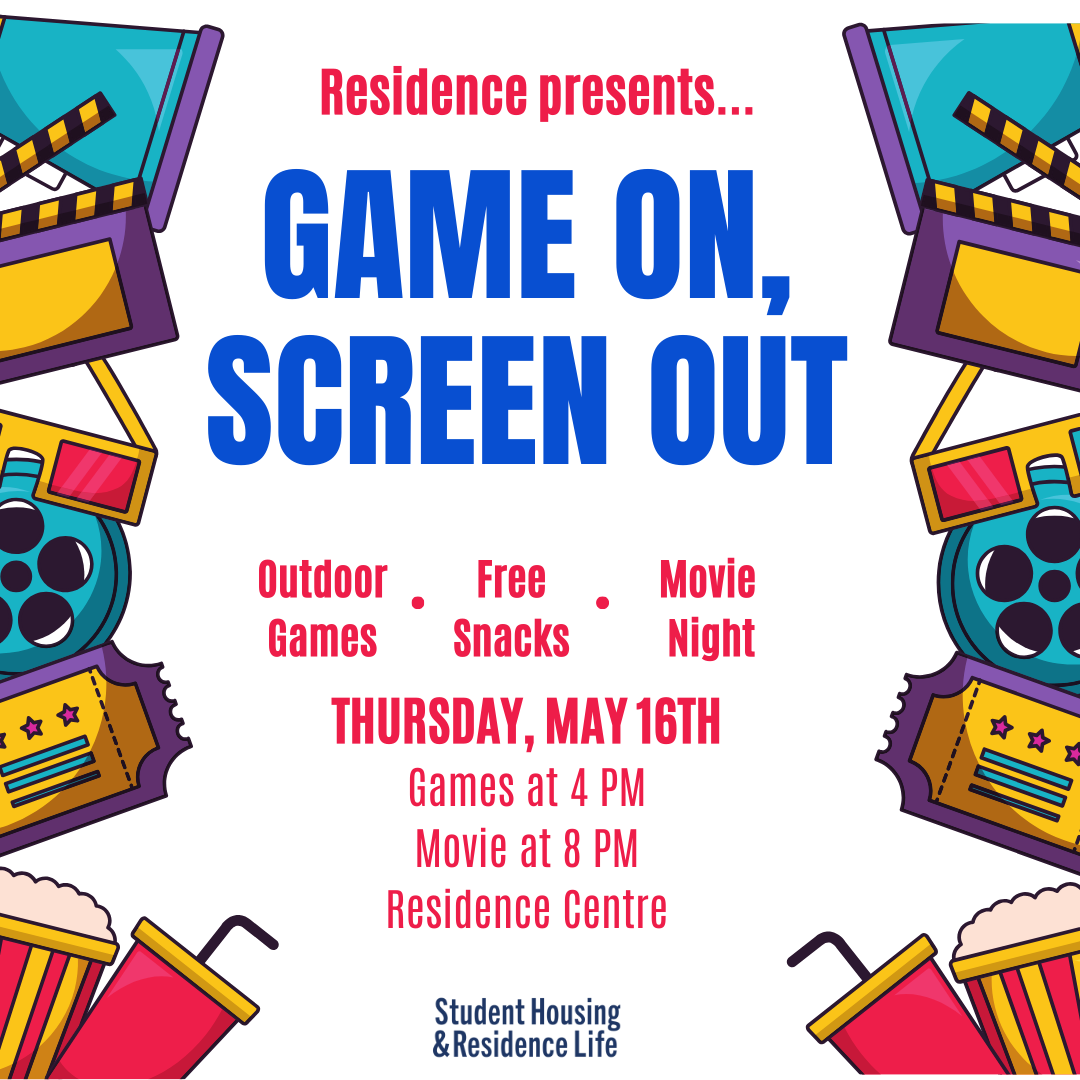 Game On, Screen Out event poster