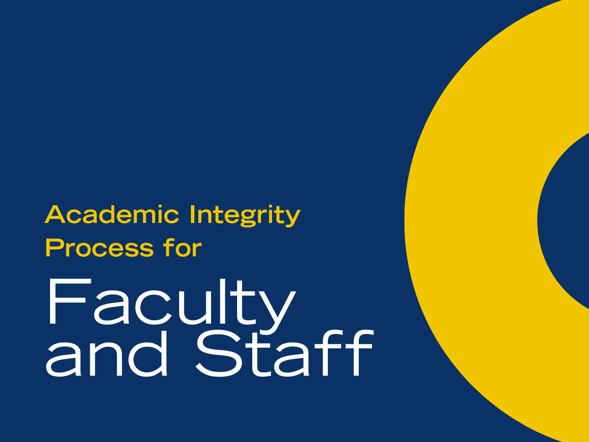 Process for Faculty and Staff