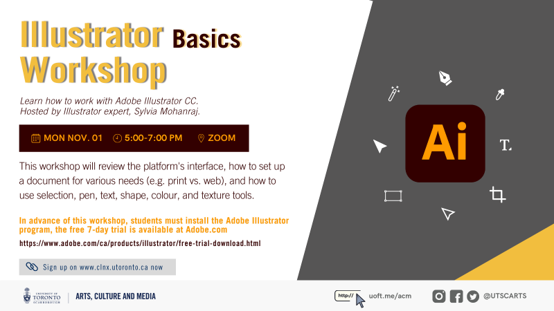 Illustrator Workshop Basics Infographic