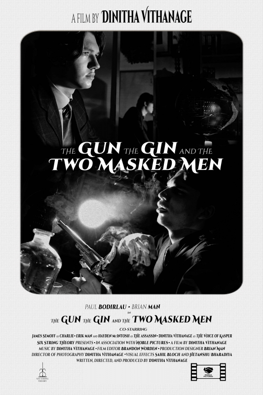 The gun, the gin, and the two masked man film