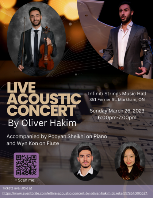 Live Acoustic Concert – Oliver Hakim