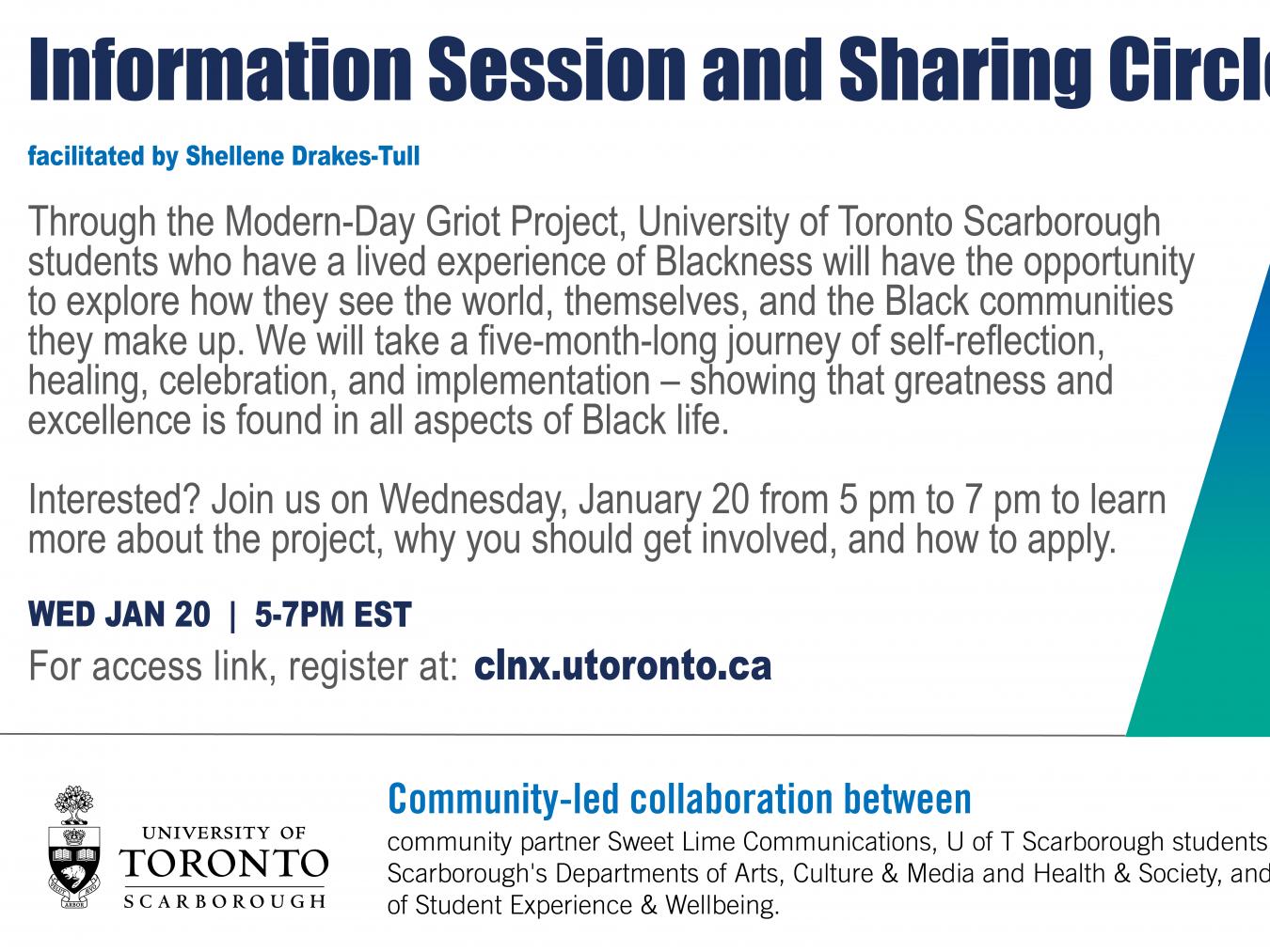  Information Session and Sharing Circle