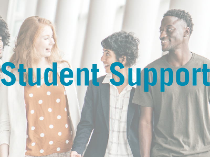 Student support banner