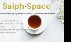 Saiph space, pet your stress away, enjoy gentle participatory activities and live
