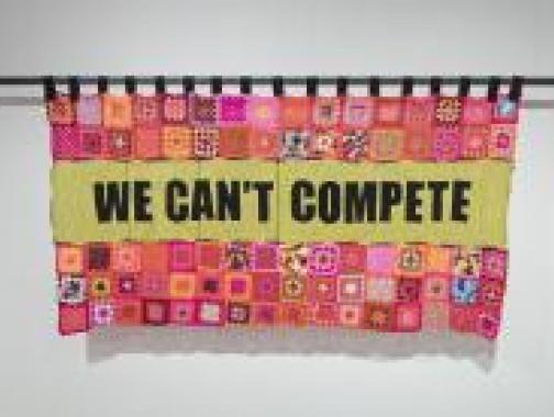 We Can't Compete Banner