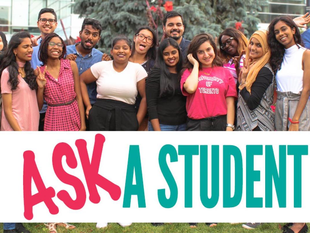 ask a student banner