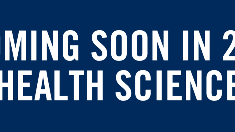 Coming Soon in 2024 - Health Sciences
