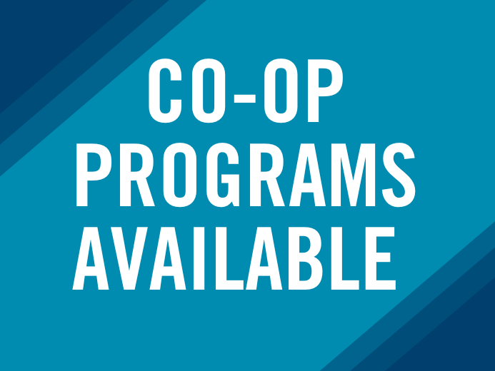 Co-op programs available