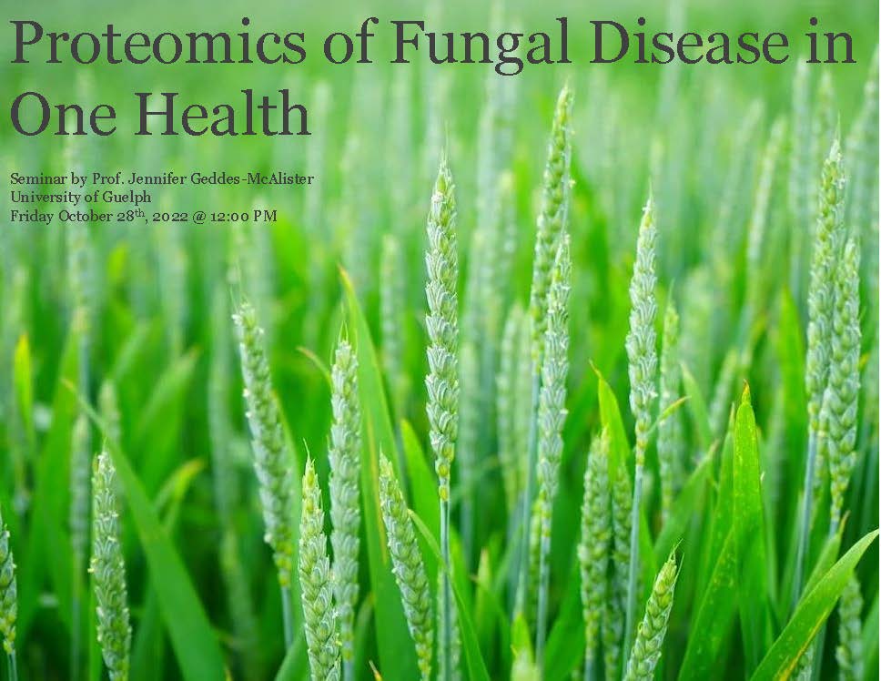 Proteomics of Fungal Disease in One Health - Presented by Prof. Jennifer Geddes-McAlister