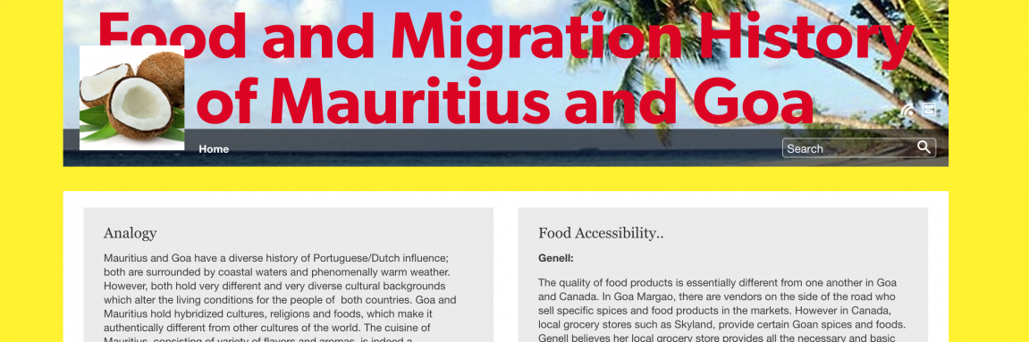 Food and Migration History of Mauritius and Goa | Culinaria Research Centre