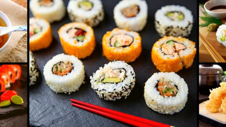 sushi assortments