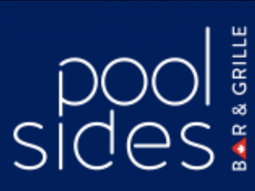 Pool sides bar and grill logo