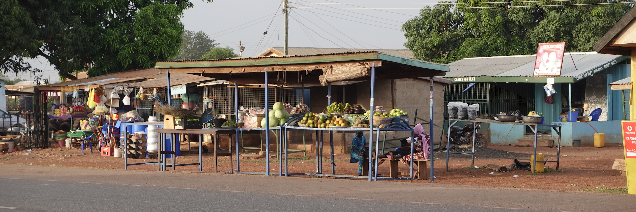 Photo of a Market in Ghana