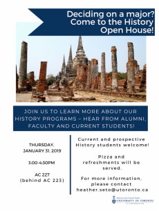 History Open House Poster