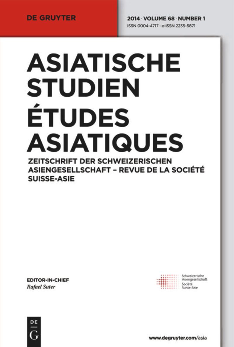 Cover of Asiatische Studien - Études Asiatiques