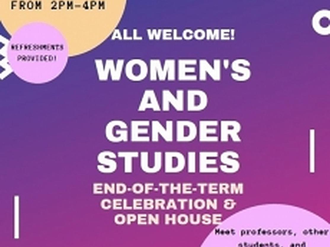 Women's and Gender Studies Open House Poster