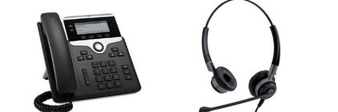 headset and voip phone