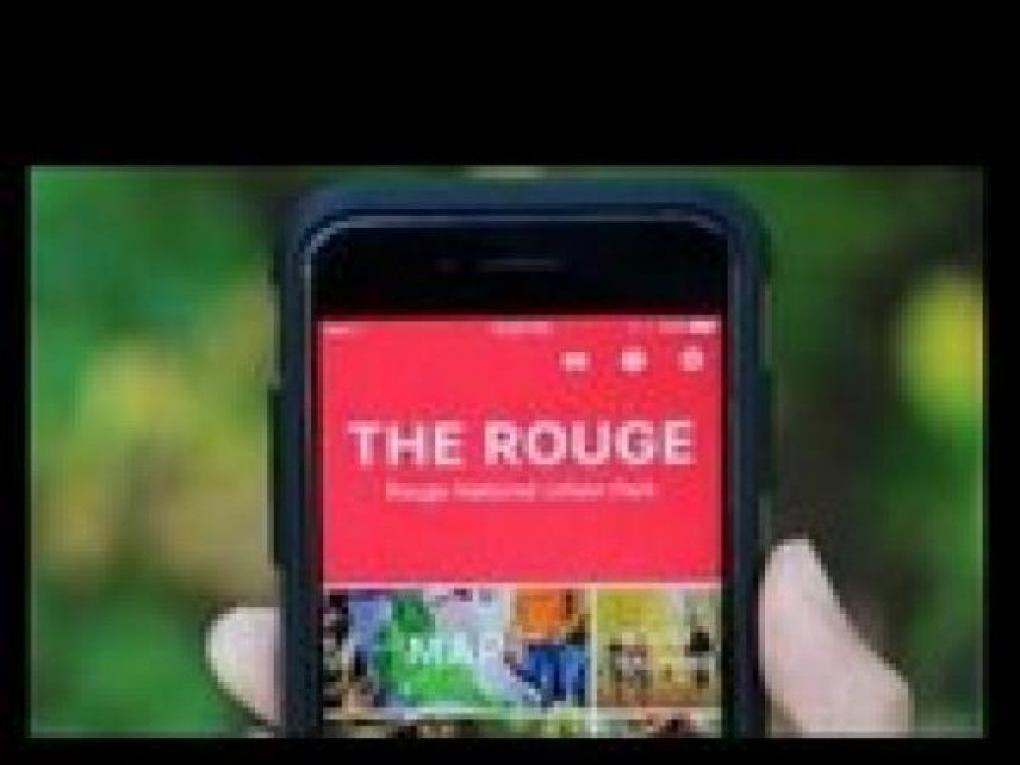 the Rouge mobile application home screen