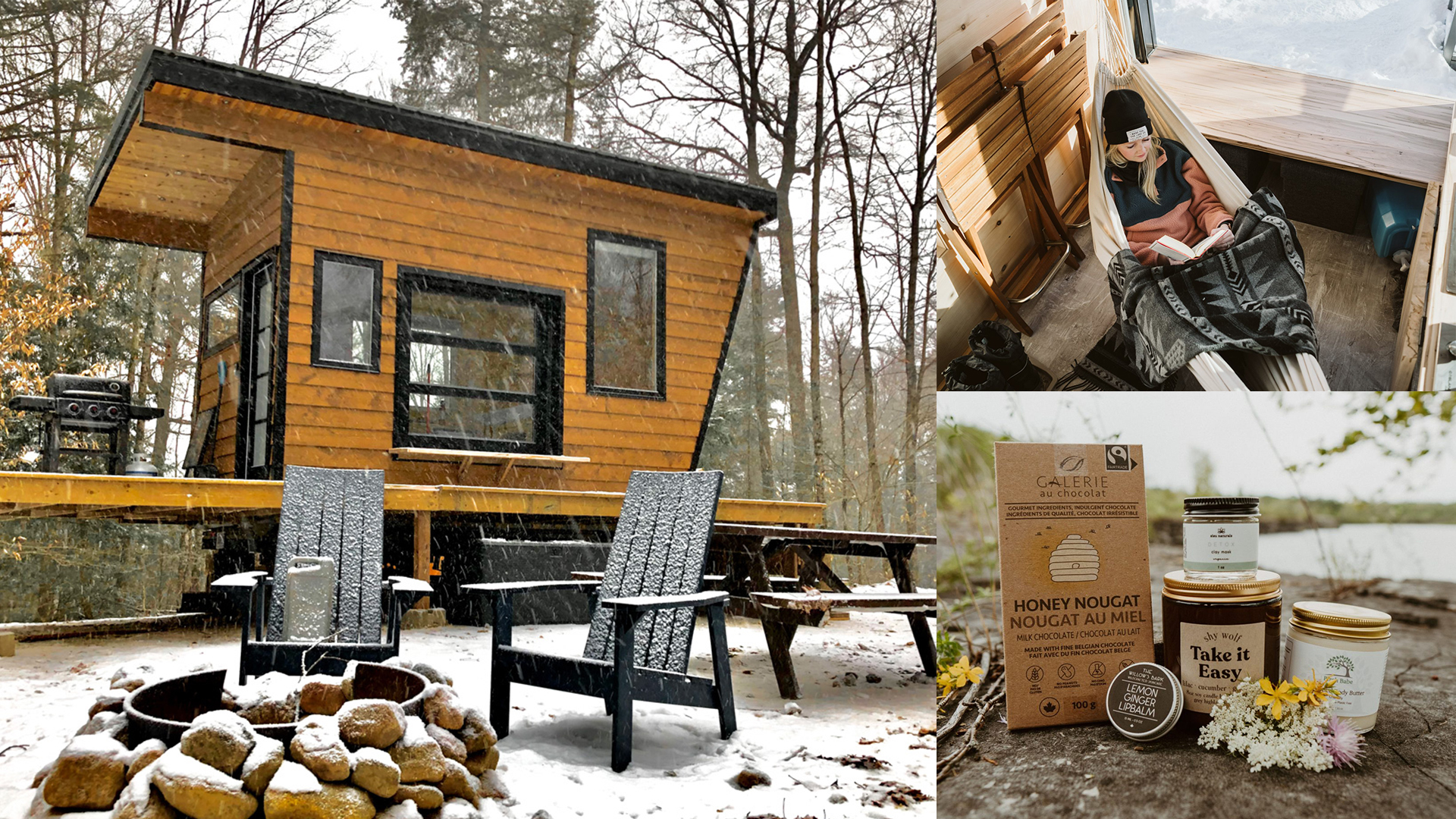 Cabinscape has a range of tiny cabins perfect for a winter getaway