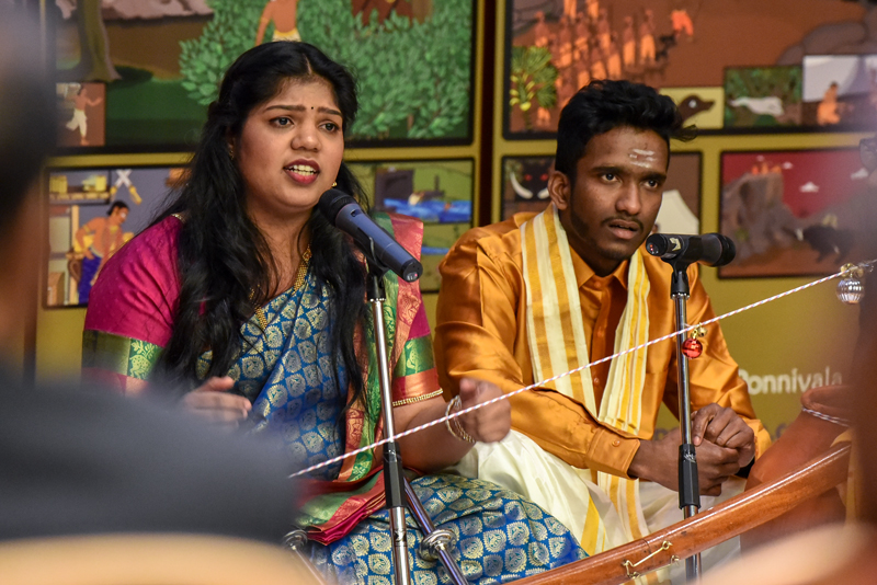 A performance at the Tamil Heritage Month celebration. 
