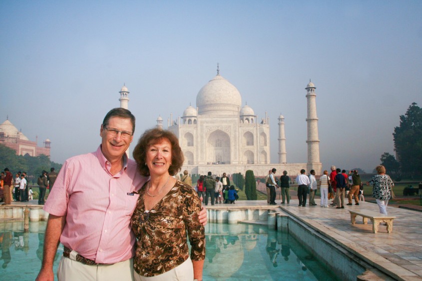 Marilyn Smith and David Kendal Taj Mahal