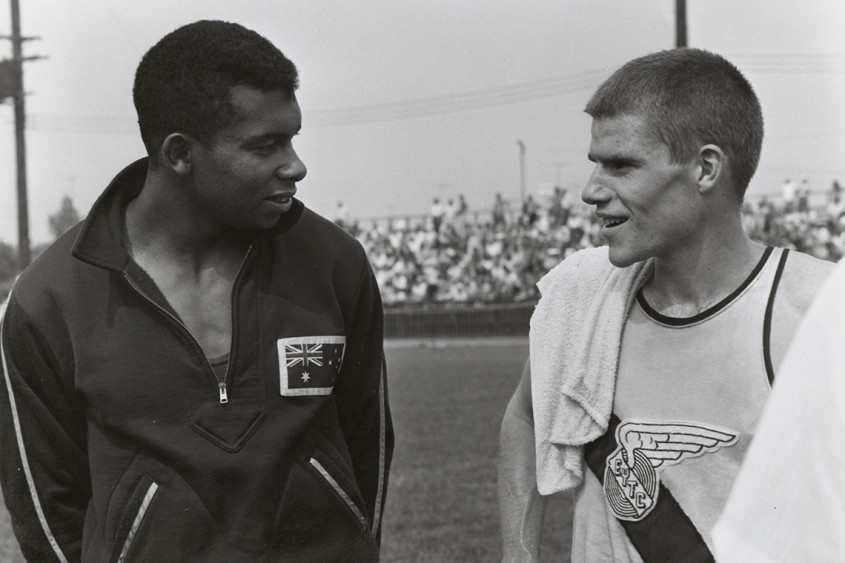 Bruce Kidd with Harry Jerome