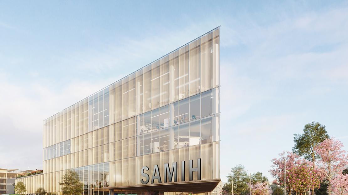 A rendering of the Scarborough Academy of Medicine and Integrated Health (SAMIH)