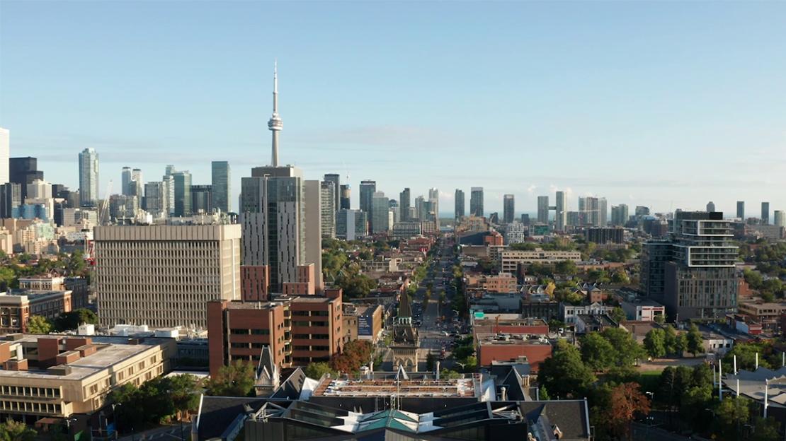 Photo of Toronto from St. George campus