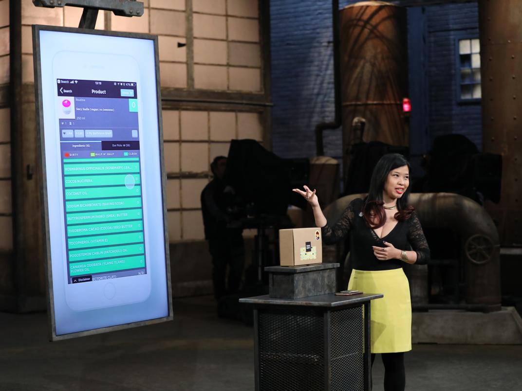 Lily Tse pitches her app on Dragons&#039; Den