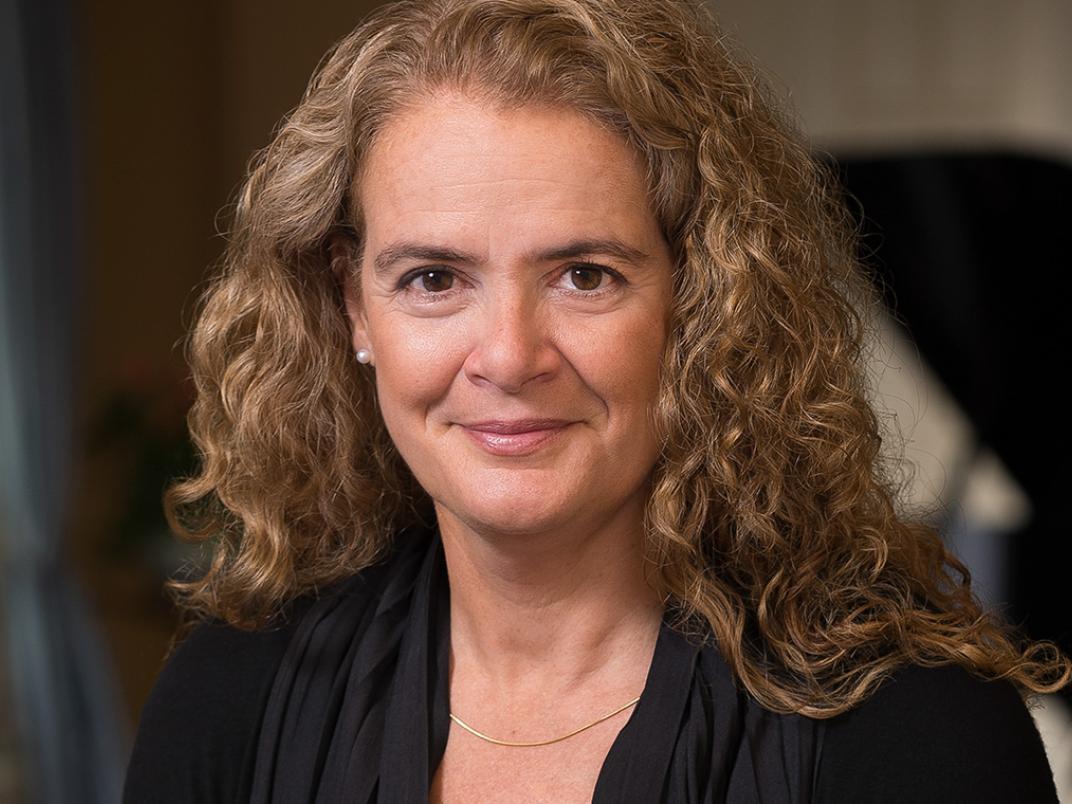 Astronaut and alumna Julie Payette officially became Canada&#039;s 29th Governor General in a ceremony on Parliament Hill Monday (photo by Sgt Johanie Maheu, Rideau Hall © OSGG-BSGG, 2017)