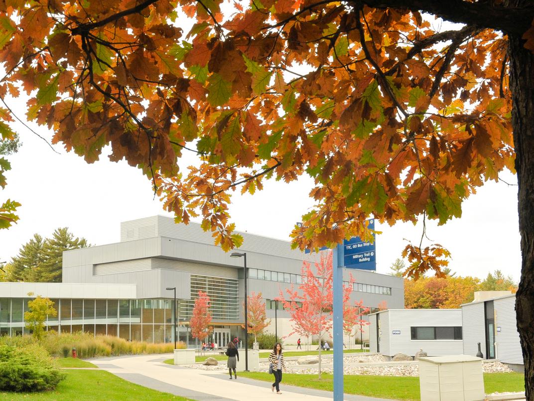 UTSC campus during the fall