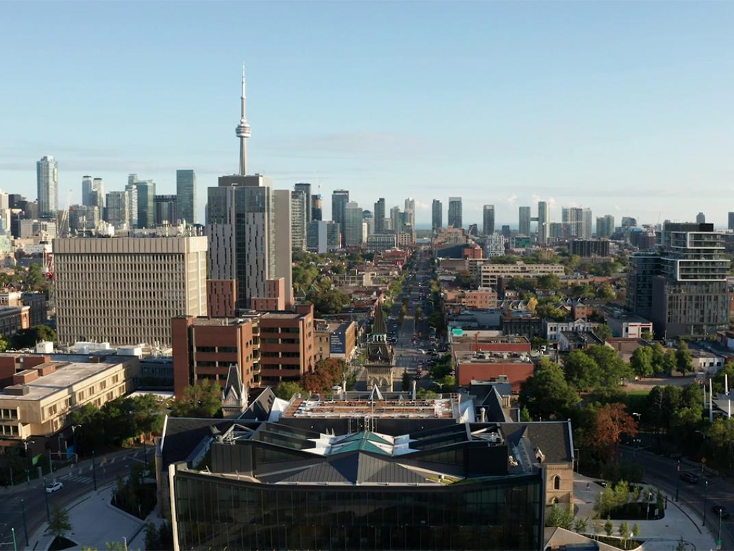 Photo of Toronto from St. George campus