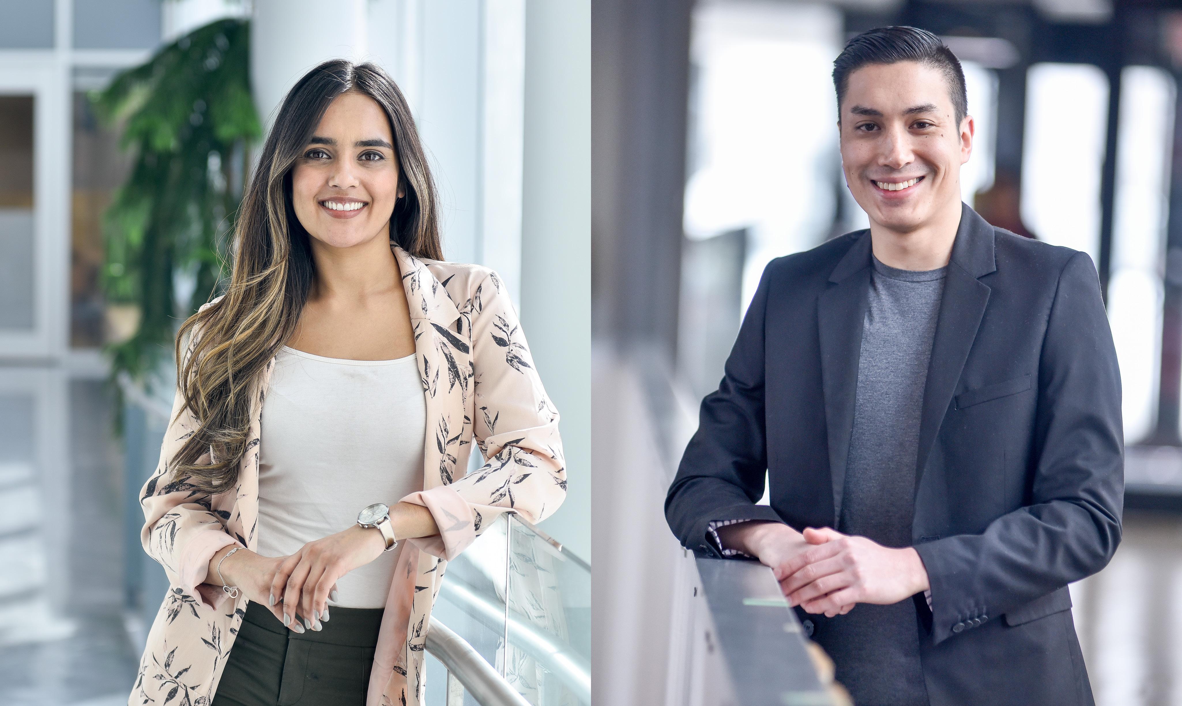 Sonya Dhillon (left), Matthew Quitasol (right) and Krysten Grimes are three PhD student in U of T Scarborough&#039;s innovative Clinical Psychology program.