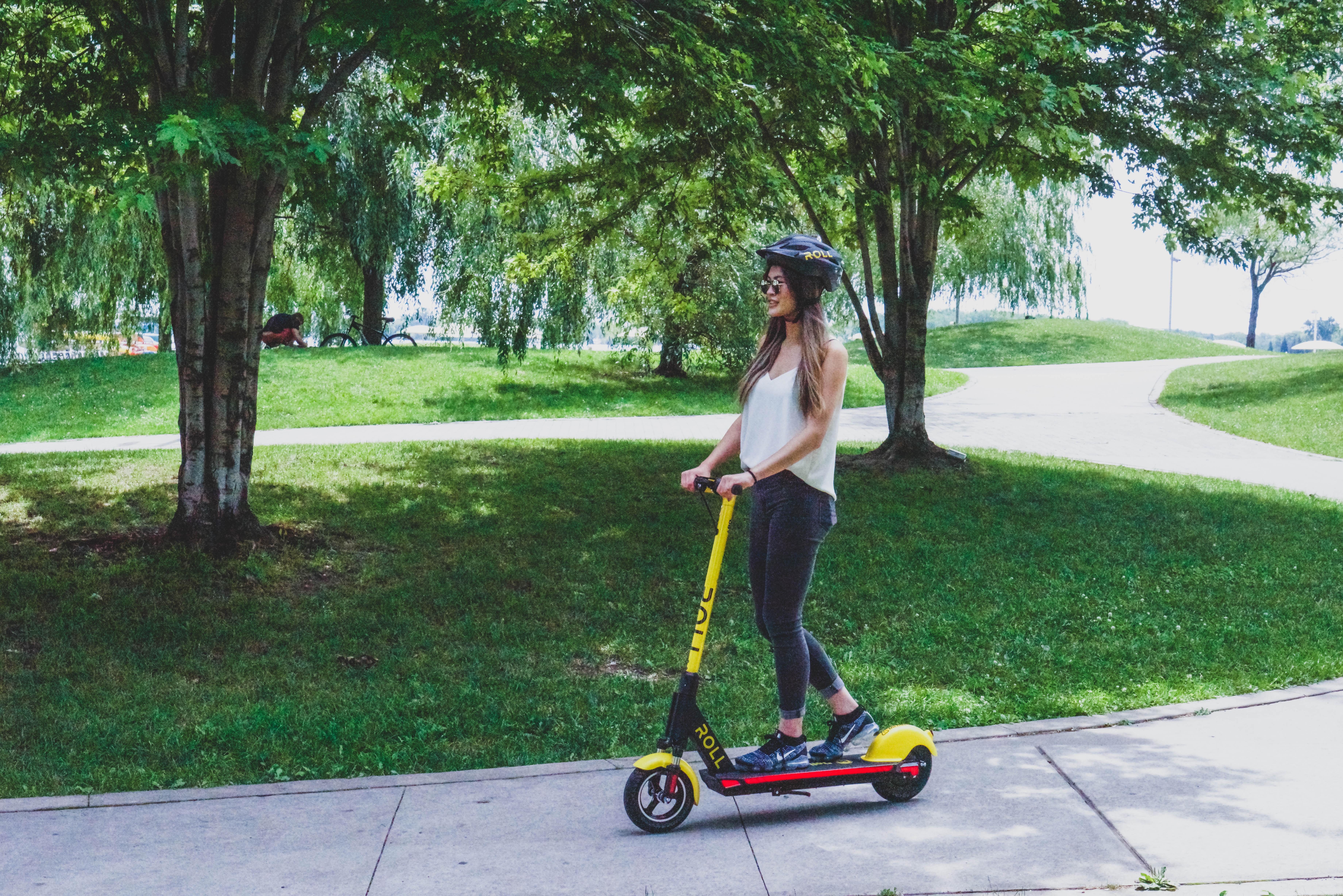 Roll Technologies&#039; e-scooter.