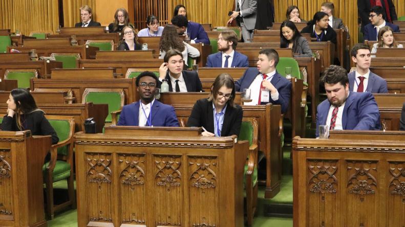 Students in the House of Commons