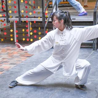 Tai chi demonstration for Lunar New Year at U of T Scarborough