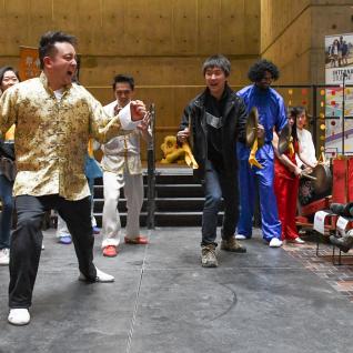 Instructors from Sunny Tang Martial Arts Centre hosting Lunar New Year