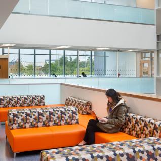 Environmental Science and Chemistry Building lounge area