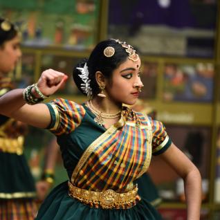 A performer at Tamil Heritage Month celebration.