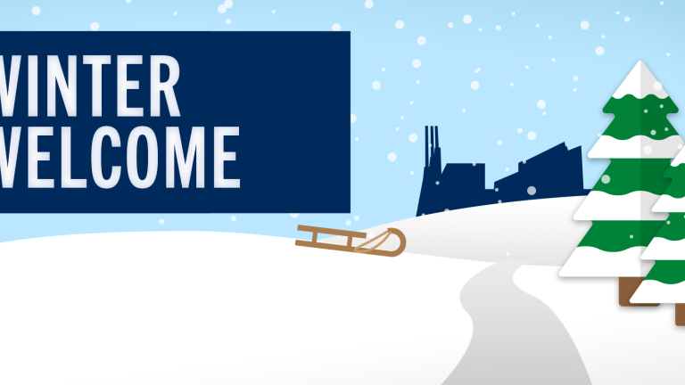 Winter Welcome banner