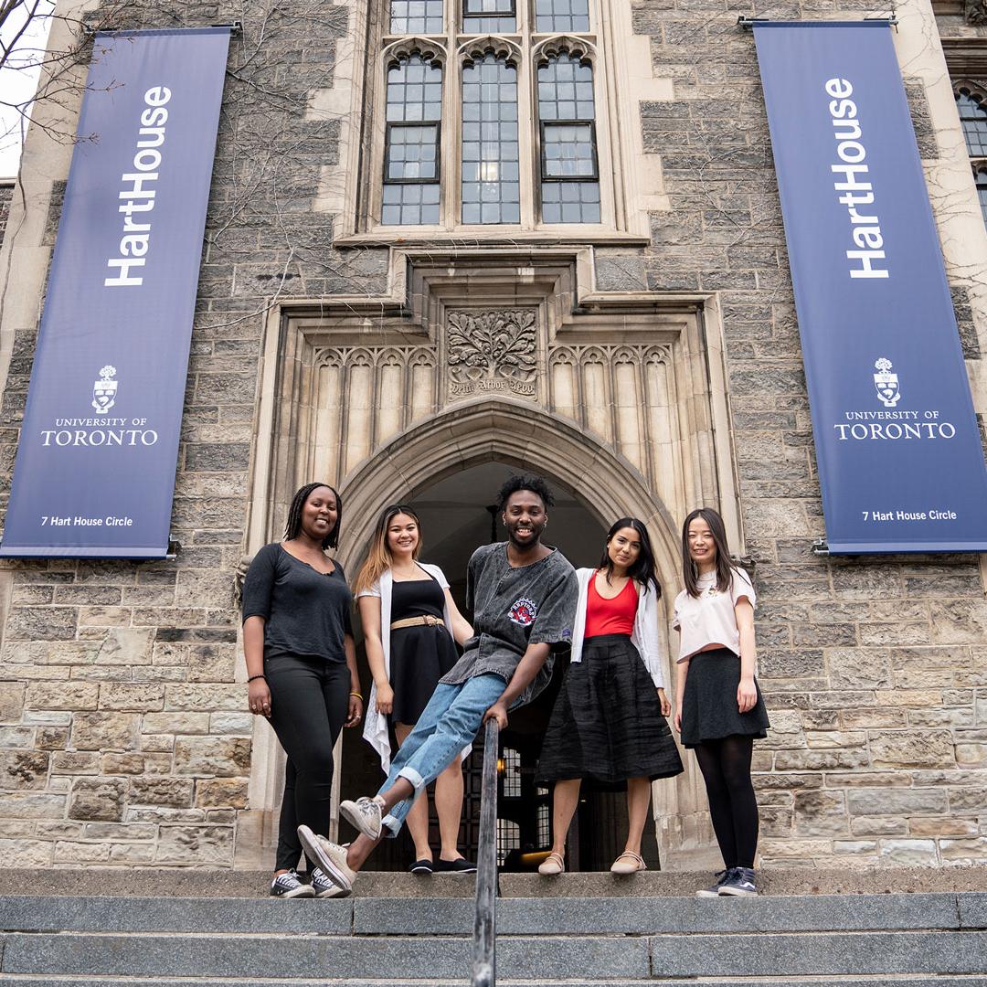 Students in front of the Hart House