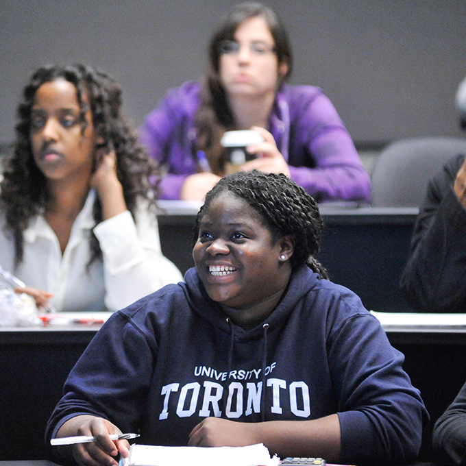 UTSC students in a lecture