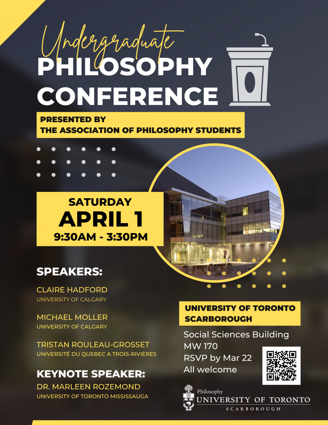 2023 Undergraduate Philosophy Conference Poster