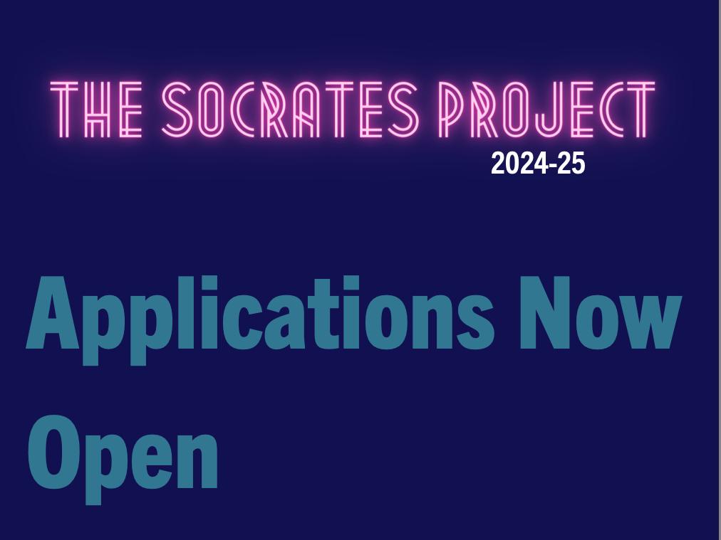Socrates Project Applications Now Open