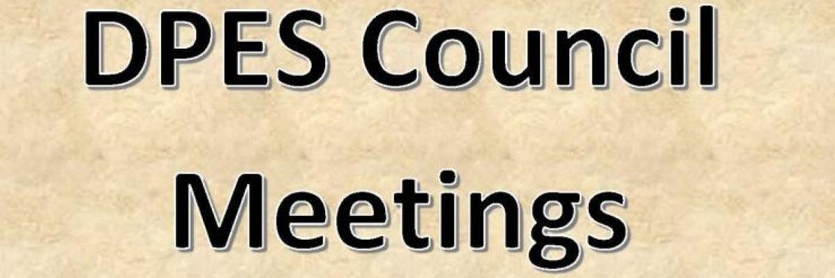 DPES Council Meetings 
