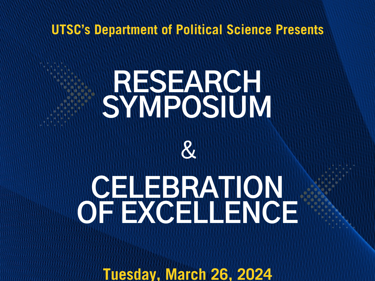 The Inaugural Research Symposium