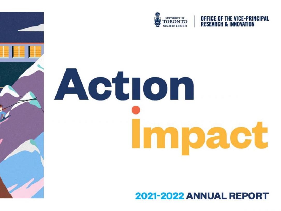 Cover of 2021-2022 OVPRI Annual Report